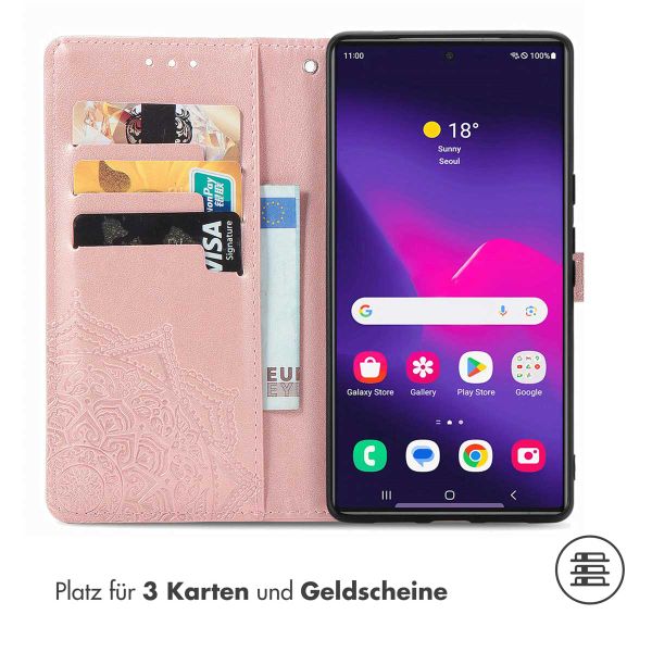 imoshion Mandala Klapphülle Samsung Galaxy S24 Ultra - Rosé gold