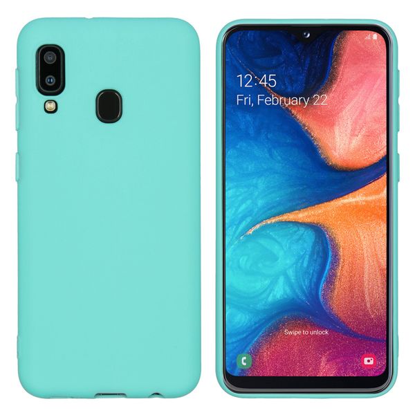 imoshion Color TPU Hülle Mintgrün für Samsung Galaxy A20e