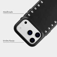 Selencia Studs Backcover mit MagSafe Apple iPhone 17 Pro - Velvet Black