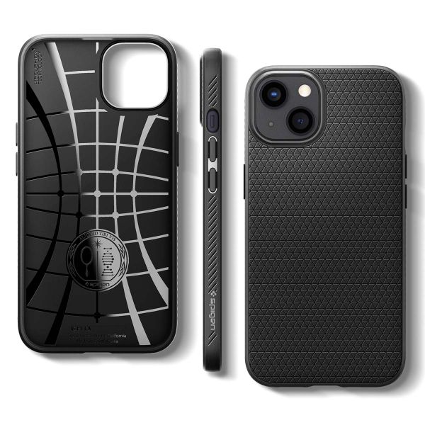 Spigen Liquid Air™ Backcover Apple iPhone 13 Mini - Schwarz