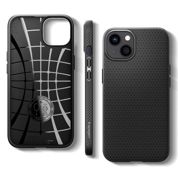 Spigen Liquid Air™ Case für das iPhone 13 Mini  -Schwarz