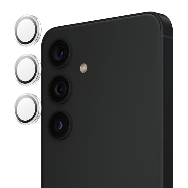 PanzerGlass Kameraprotektor Hoops Optic Rings für das Samsung Galaxy S25 Plus - Transparent