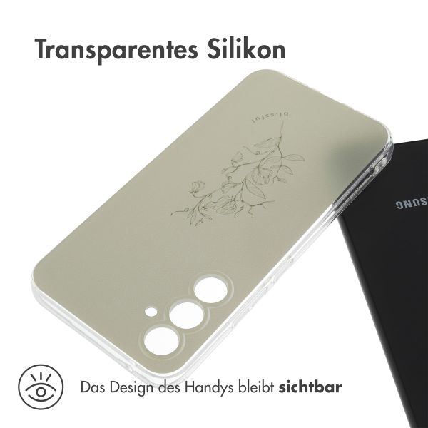 imoshion Design Hülle für das Samsung Galaxy A54 (5G) - Floral Green