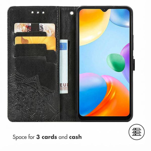 imoshion Mandala Klapphülle Xiaomi Redmi 10C - Schwarz