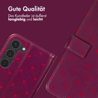 imoshion Design Klapphülle Samsung Galaxy S23 - Crush Check Coral Dust