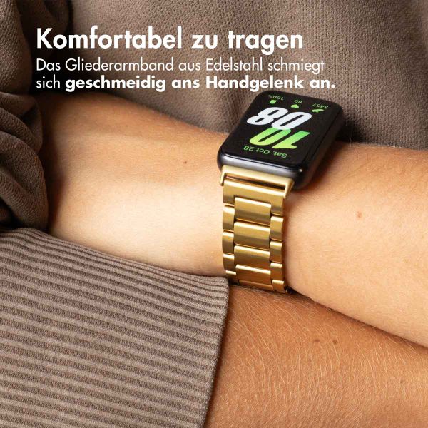 imoshion Edelstahlarmband für Samsung Galaxy Fit 3 - Gold