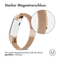 imoshion Mailändische Magnetarmband für das Fitbit Alta (HR) - Größe S - Rose Gold