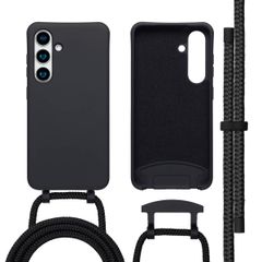 imoshion Color Backcover mit abnehmbarem Handykette und MagSafe Samsung Galaxy S24 / S25 - Schwarz