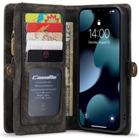 CaseMe Luxuriöse 2-in-1-Portemonnaie-Klapphülle Leder iPhone 13 Mini