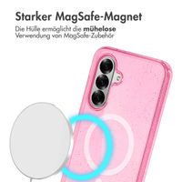 imoshion Glitzer Back Cover mit MagSafe Samsung Galaxy A36 - Glitzer Rosa