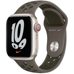 Apple Nike Sport Band für Apple Watch Series 1 bis 9 / SE (38/40/41 mm) | Series 10 (42 mm) - Olive Gray/Cargo Khaki