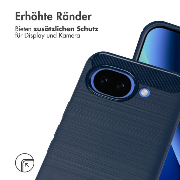 imoshion Brushed Back Cover Google Pixel 10a - Dunkelblau
