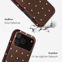 Selencia Vivid Rückabdeckung mit MagSafe Apple iPhone 17 Pro - Happy Dots Chocolate