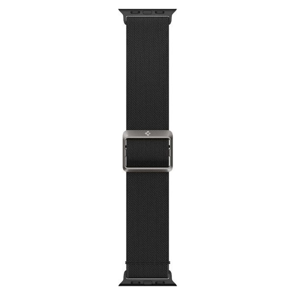 Spigen Lite Fit Armband für das  Apple Watch Series 1 t/m 11 / SE / Ultra (44/45/46/49 mm) - Schwarz
