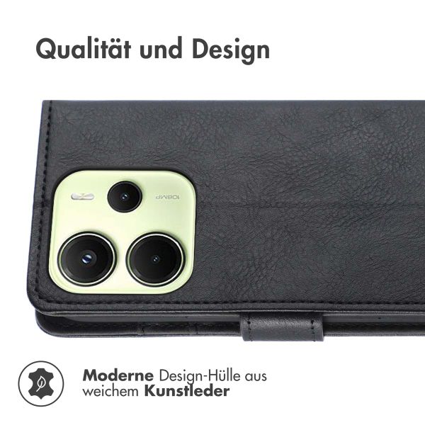 imoshion Luxuriöse Klapphülle Xiaomi Redmi Note 14 (4G) - Schwarz