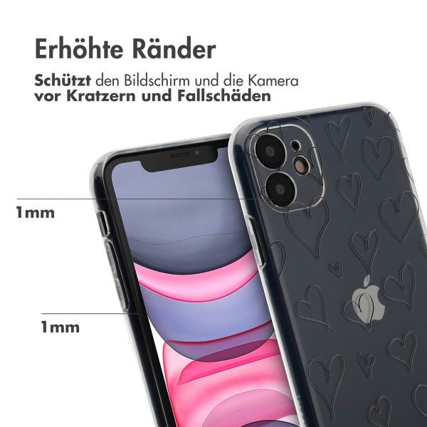 imoshion Design Hülle für das iPhone 11 - Hearts