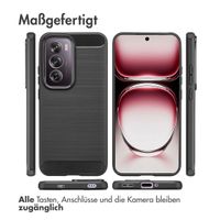 imoshion Brushed Back Cover Oppo Reno 12 - Schwarz