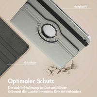 imoshion 360° drehbare Klapphülle Apple iPad 6 (2018) 9.7 Zoll / iPad 5 (2017) 9.7 Zoll - Grau