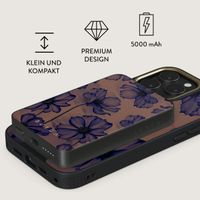 Burga Magnetische Powerbank 5.000 mAh - Geeignet für MagSafe und Qi2 - Velvet Night / Gunmetal