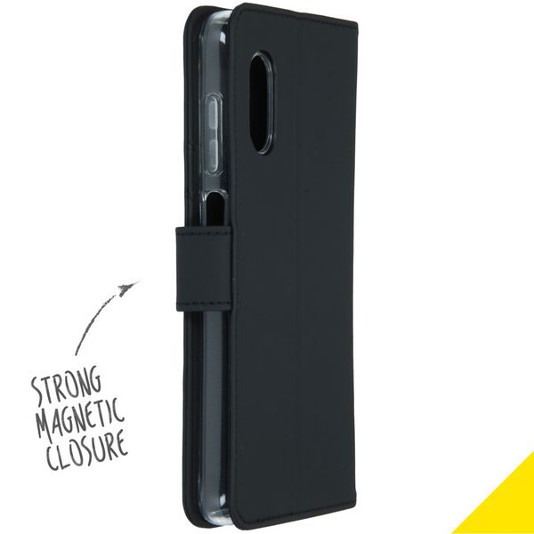 Accezz Wallet TPU Klapphülle Samsung Galaxy Xcover Pro - Schwarz
