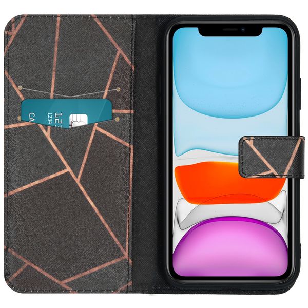 imoshion Design TPU Klapphülle für das iPhone 11 - Black Graphic