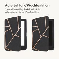 imoshion Design Slim Hard Case Klapphülle Kobo Clara HD - Black Graphic