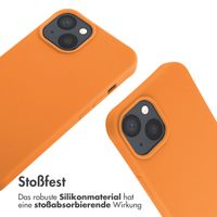 imoshion SilikonHülle mit Band Apple iPhone 14 - Orange