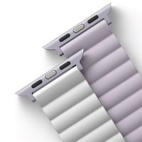 Uniq Revix doppelseitiges Armband für das  Apple Watch Series 1 t/m 11 / SE / Ultra (44/45/46/49 mm) - Lilac / White