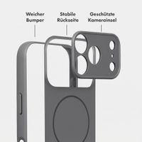 Accezz Grip Backcover mit MagSafe Apple iPhone 18 Pro / 17 Pro - Grau