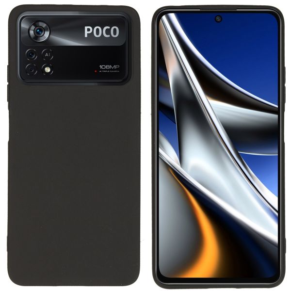 imoshion Color TPU Hülle für das Xiaomi Poco X4 Pro 5G - Schwarz