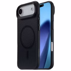 imoshion Rugged Hybrid Carbon Case mit MagSafe Apple iPhone Air - Schwarz