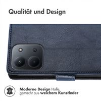 imoshion Luxuriöse Klapphülle Xiaomi Redmi 15C (5G) - Dunkelblau