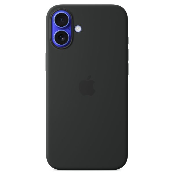 Apple Silikon-Case MagSafe für das iPhone 16 Plus - Black