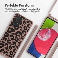 imoshion SilikonHülle design mit Band Samsung Galaxy A52(s) (5G/4G) - Animal Pink