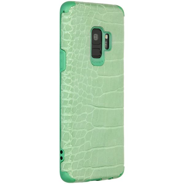 My Jewellery Croco Soft Case Back Cover Samsung Galaxy S9 - Grün