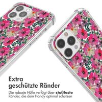 imoshion Design Hülle mit Band Apple iPhone 12 (Pro) - Flower Water