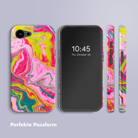 Selencia Vivid Rückabdeckung mit MagSafe Apple iPhone 16e - Marble Pink