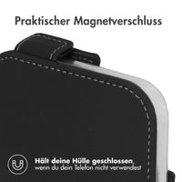 Accezz Flip Case für das iPhone 14 Pro - Schwarz