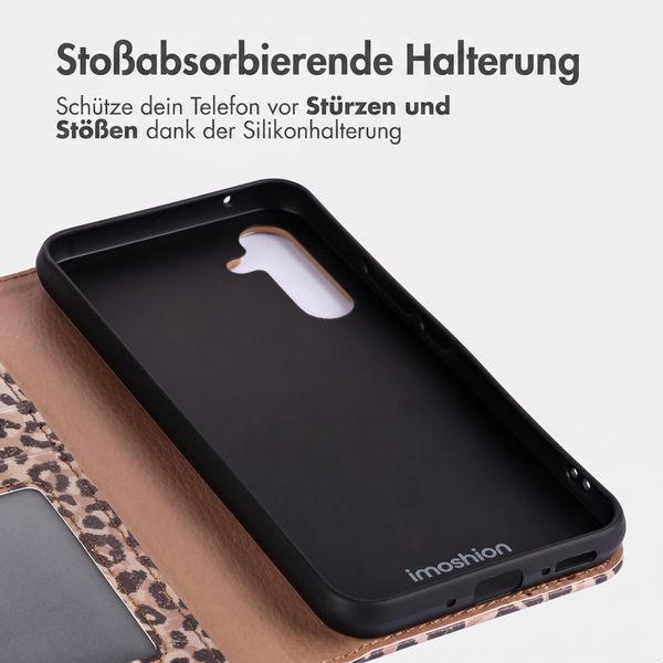imoshion Design Klapphülle Samsung Galaxy A55 - Leopard Mood