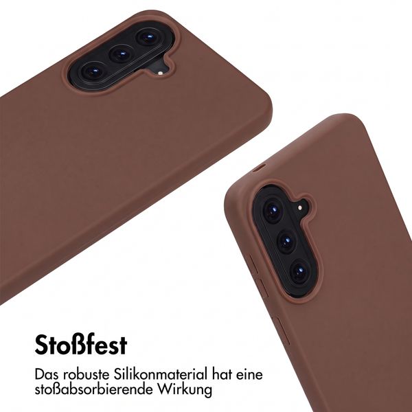 imoshion SilikonHülle mit Band Samsung Galaxy A18 (4G) / A17 (4G/5G) - Braun