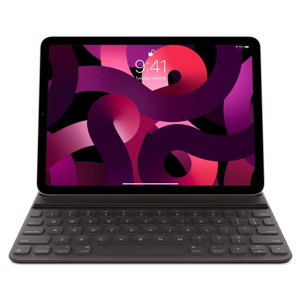 Apple Smart Folio Keyboard Apple iPad Air 11 Zoll (2025) M3 / (2024) M2 / Air 5 (2022) / Air 4 (2020) / Pro 11 (2018/2020/2021/2022) - ukrainian - Schwarz