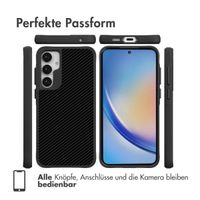 imoshion Rugged Hybrid Carbon Case Samsung Galaxy A55 - Schwarz
