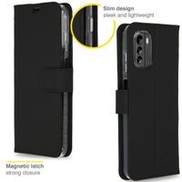 Accezz Wallet TPU Klapphülle für das Nokia G60 - Schwarz