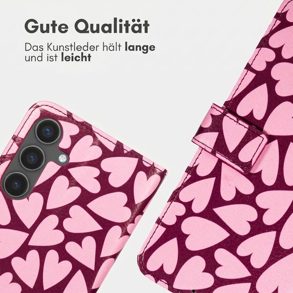 imoshion Design Klapphülle Samsung Galaxy S25 FE - Hearty Blush