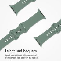 imoshion Silikon-Armband⁺ für  Apple Watch Series 1 t/m 11 / SE / Ultra (44/45/46/49 mm) - Größe M/L - Pine