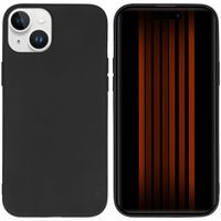 Accezz Color TPU Hülle Apple iPhone 15 Plus - Schwarz