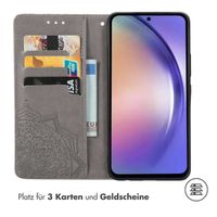 imoshion Mandala Klapphülle für das Samsung Galaxy A55 - Grau