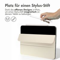 imoshion Magnetic Klapphülle Apple iPad Air 11 Zoll (2026) M4 / (2025) M3 / (2024) M2 / Air 5 (2022) / Air 4 (2020) - Beige
