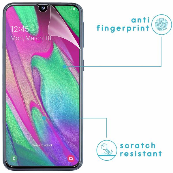 imoshion Displayschutz Folie 3-Pack Samsung Galaxy A40