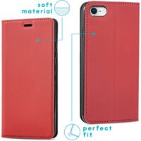 imoshion Slim Folio Klapphülle iPhone SE (2022 / 2020) / 8 / 7 - Rot